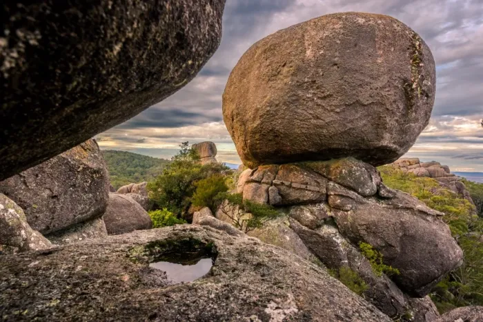 Framed Print : Granite boulders at the top of Cathedral Rock Framed Print : Granite boulders at the top of Cathedral Rock