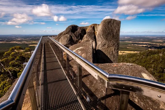 Framed Print : Granite Skywalk at Castle Rock Framed Print : Granite Skywalk at Castle Rock