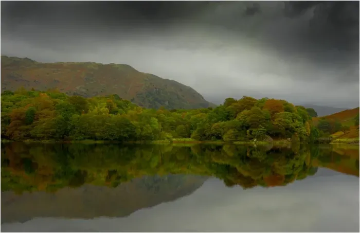 Framed Print : Grasmere lake, in the Lake district, Cumbria, England Framed Print : Grasmere lake, in the Lake district, Cumbria, England