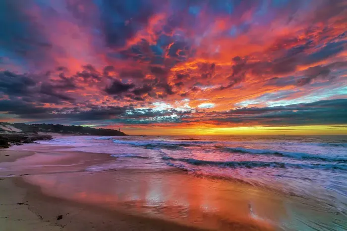 Framed Print : Gravelly Beach sunrise Framed Print : Gravelly Beach sunrise
