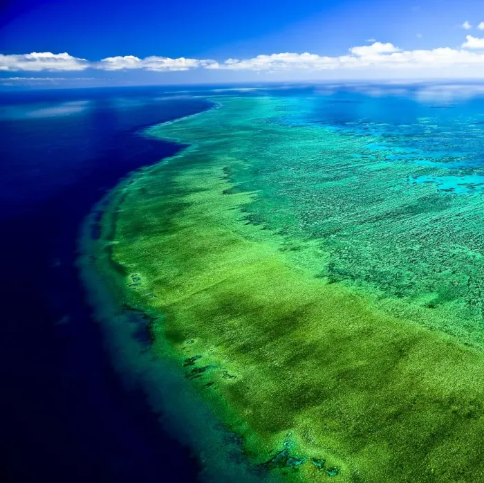 Framed Print : Great Barrier Reef from the Sky Framed Print : Great Barrier Reef from the Sky