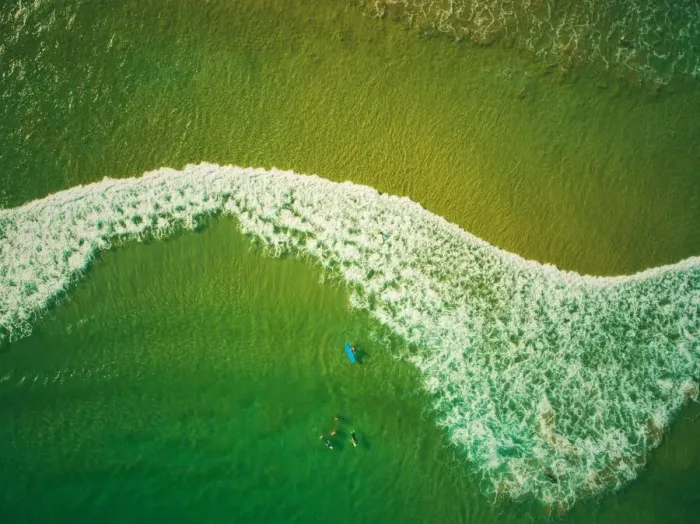Framed Print : Green Seas