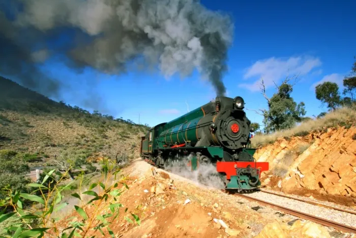 Framed Print : Green steam train Framed Print : Green steam train