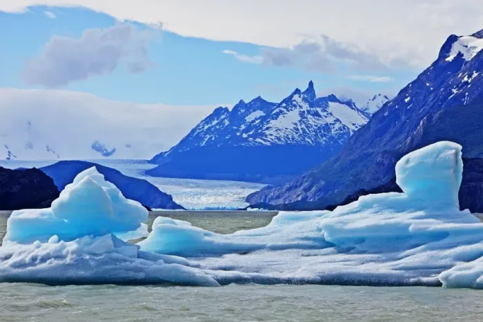 Framed Print : Grey Glacier, Torres Del Paine National Park