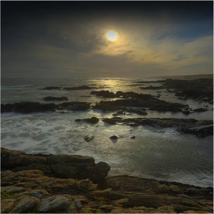 Framed Print : The Gulchway, a rugged and isolated part of the West coastline of King Island, Bass Strait, Tasmania