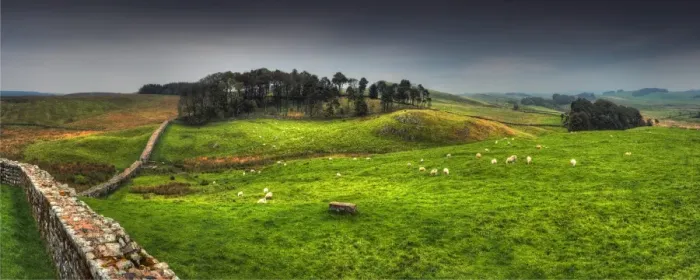 Framed Print : Hadrians wall