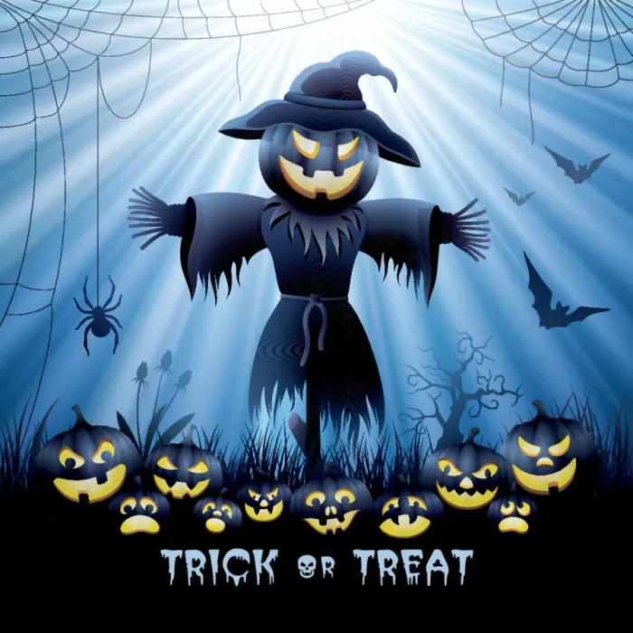 Framed Print : Halloween Scarecrow