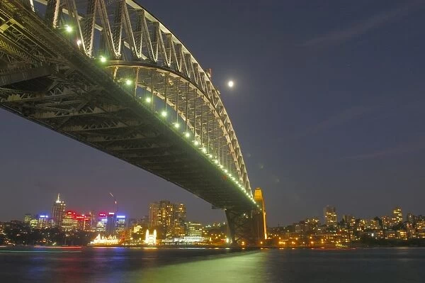 Harbor Bridge at night, Sydney, New South Wales, Australia