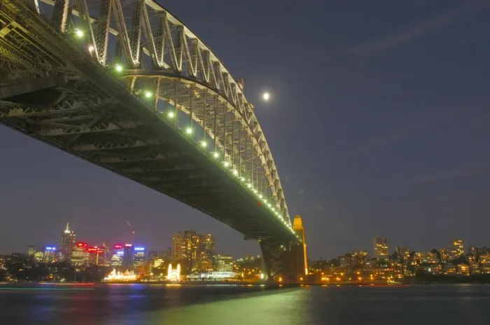 Framed Print : Harbor Bridge at night, Sydney, New South Wales, Australia Framed Print : Harbor Bridge at night, Sydney, New South Wales, Australia