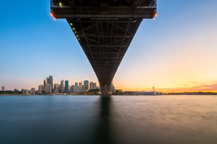 Framed Print : Under The Harbour Bridge Framed Print : Under The Harbour Bridge
