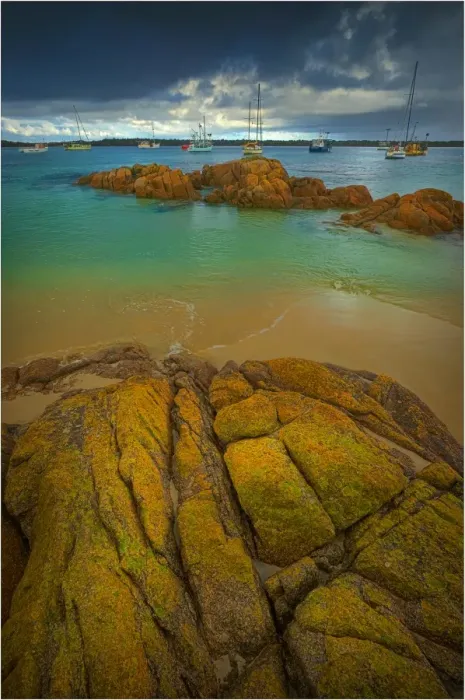 Framed Print : The Harbour at Grassy, a small village on the south Eastern coastline of King Island, once famous for its Scheelite mine. Bass Strait Tasmania Framed Print : The Harbour at Grassy, a small village on the south Eastern coastline of King Island, once famous for its Scheelite mine. Bass Strait Tasmania
