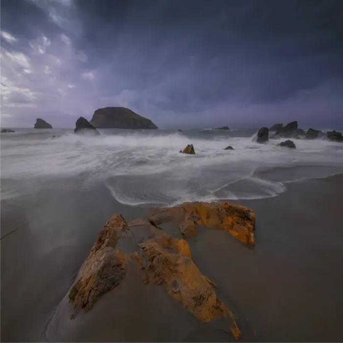 Framed Print : Harris Beach, State park, Oregon, United States