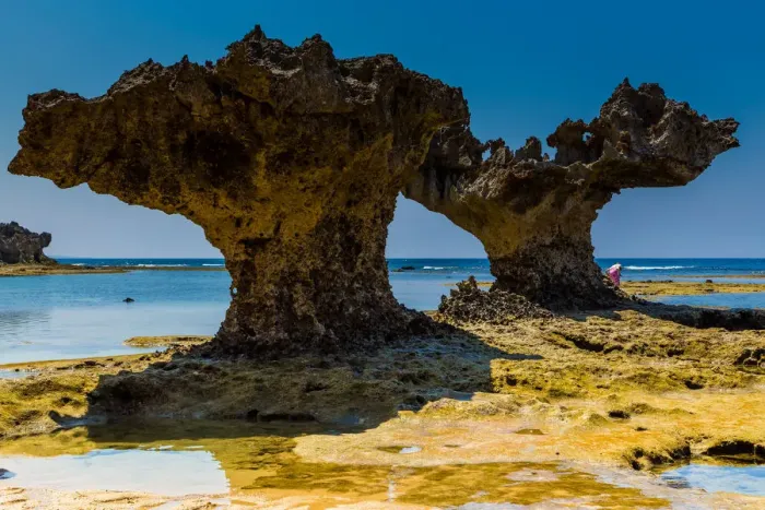 Framed Print : Heart rock, Kouri-jima Island, Okinawa