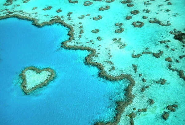 Heart shaped island