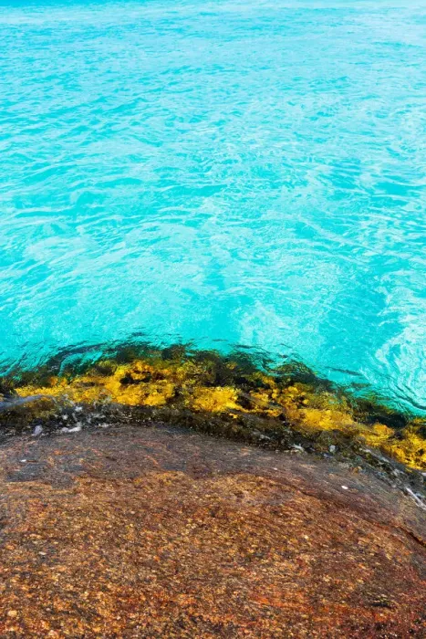 Framed Print : Hellfire Bay Abstract