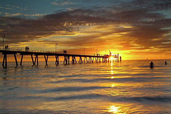 Henley Beach Jetty at Sunset, South Australia