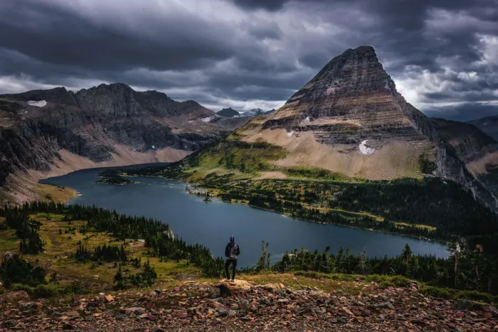 Framed Print : Hidden Lake Framed Print : Hidden Lake