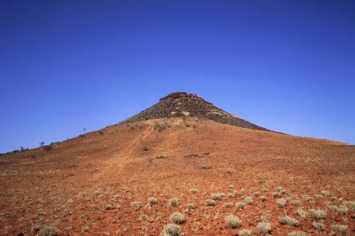 Framed Print : Hill in Desert