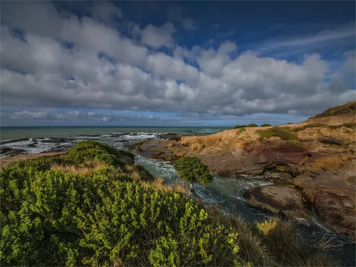 Framed Print : Hillgrove coastline