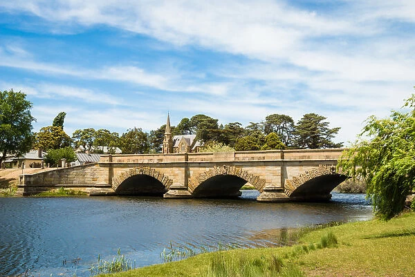 Historic bridge in Ross, Tasmania, Australia