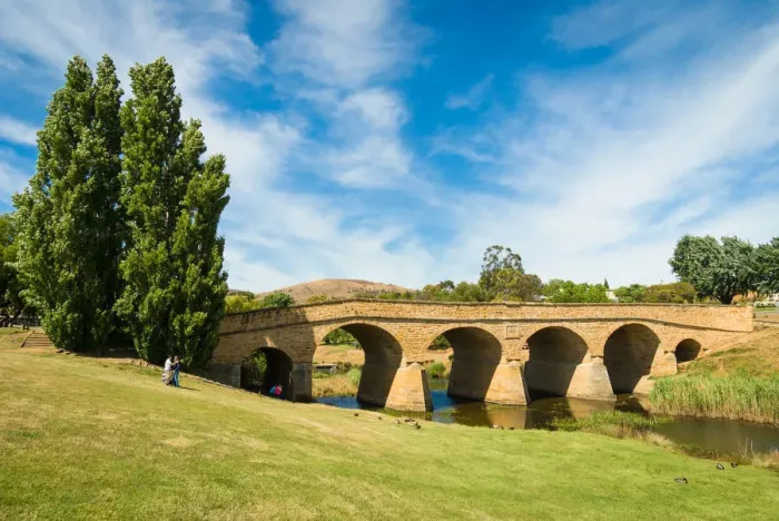 Framed Print : Historic Richmond Bridge, Tasmania, Australia
