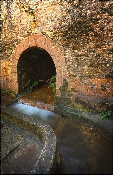 The historic Soldiers bath on Quality Row in Kingston, Norfolk Island