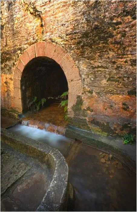 Framed Print : The historic Soldiers bath on Quality Row in Kingston, Norfolk Island Framed Print : The historic Soldiers bath on Quality Row in Kingston, Norfolk Island