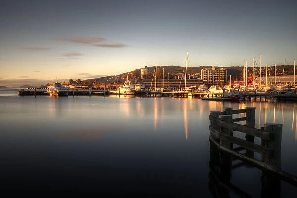 Hobart sunrise reflection