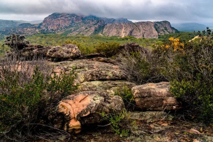 Framed Print : Hollow Mountain