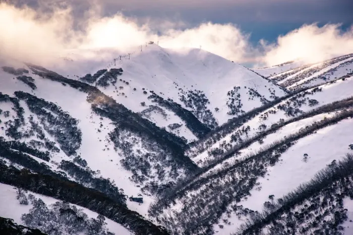Framed Print : Hotham Heights in Australian Alps, Victoria