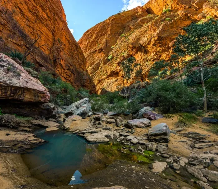 Framed Print : Hugh Gorge at West Macdonnell Ranges