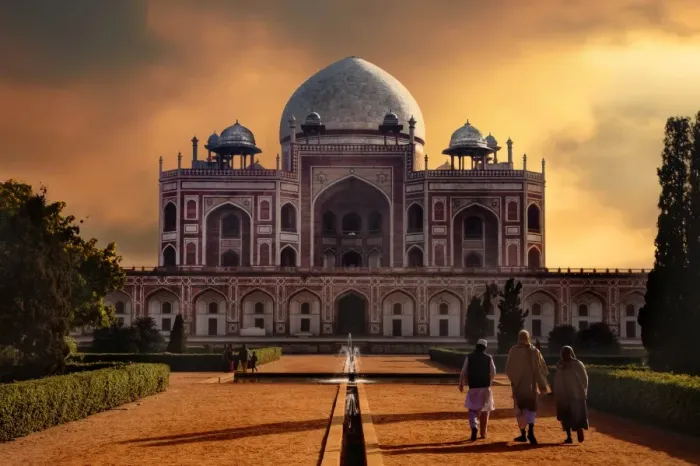 Framed Print : Humayuns Tomb, Nizamuddin East, Dehli, India