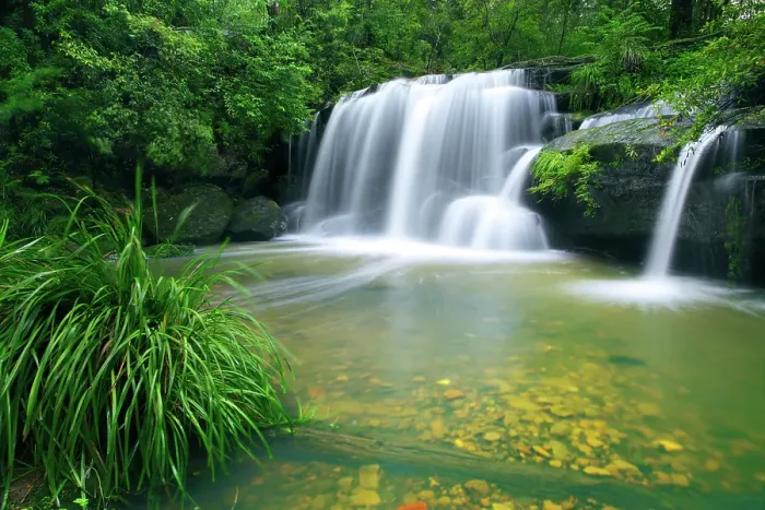 Framed Print : Hunts Creek Waterfall