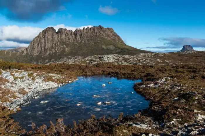 Framed Print : Icy Cradle Mountain Framed Print : Icy Cradle Mountain