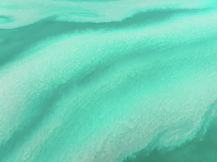 Framed Print : Idyllic water colours in Willie Creek estuary shot from an aerial perspective, Western Australia, Australia