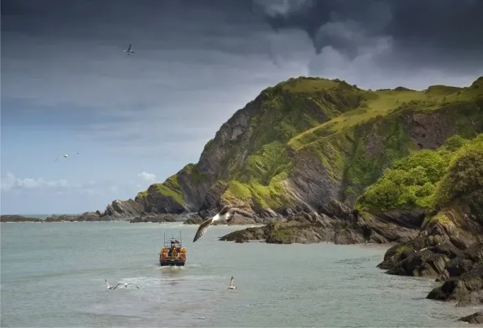 Framed Print : Ilfracombe lifeboat