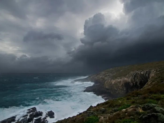 Framed Print : Incoming storm at Kangaroo Island, Australia Framed Print : Incoming storm at Kangaroo Island, Australia