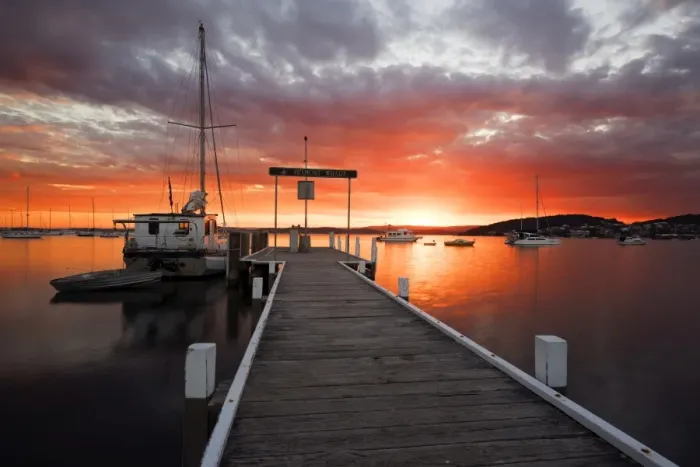 Framed Print : jetty with boats Framed Print : jetty with boats