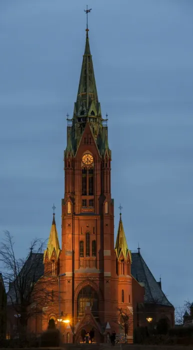 Framed Print : Johanneskirken at Dusk