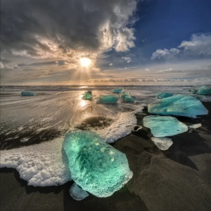 Framed Print : Jokulsarlon beach Framed Print : Jokulsarlon beach