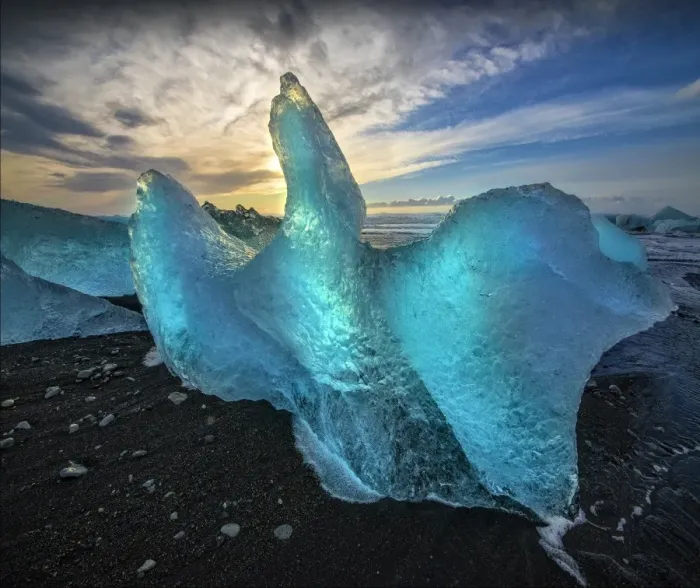 Framed Print : Jokulsarlon beach Framed Print : Jokulsarlon beach