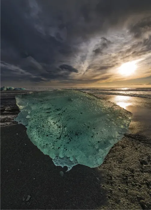 Framed Print : Jokulsarlon beach