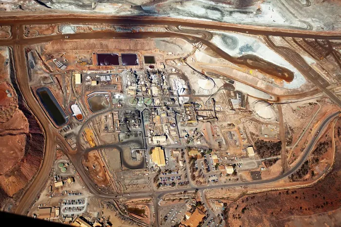 Framed Print : Kalgoorlie Gold Mine Aerial Framed Print : Kalgoorlie Gold Mine Aerial