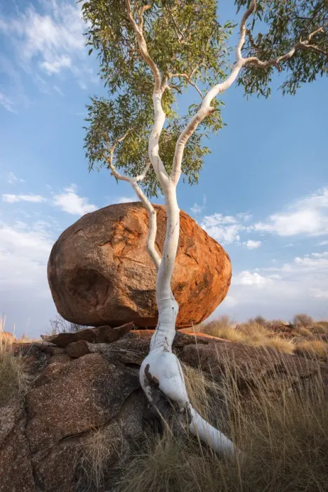 Framed Print : Karlu Karlu or Devils Marbles Conservation Reserve, Northern Territory, Australia