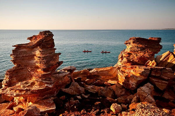 Kayakers, Gantheaume Pt, Broome WA Australia