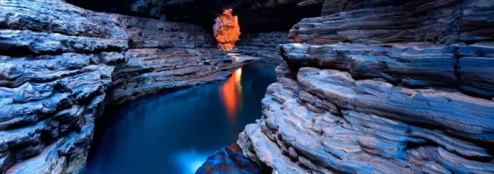 Framed Print : Kermits Pool Karijini National Park WA