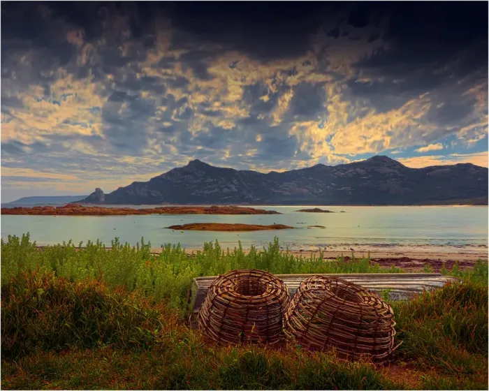 Framed Print : Killiecrankie bay, Bass Strait, Flinders Island, Tasmania