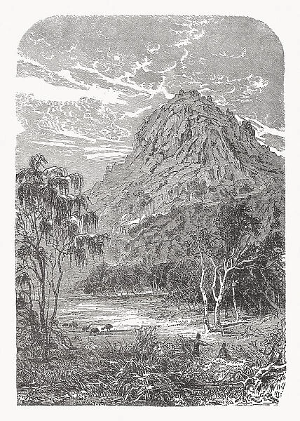 Kimberley, Northern Western Australia, wood engraving, published in 1897
