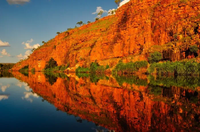Framed Print : Kimberley Reflection Chamberlain Gorge Framed Print : Kimberley Reflection Chamberlain Gorge