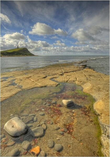 Kimmeridge Bay, on the World Heritage Jurassic coastline of Dorset, south west England